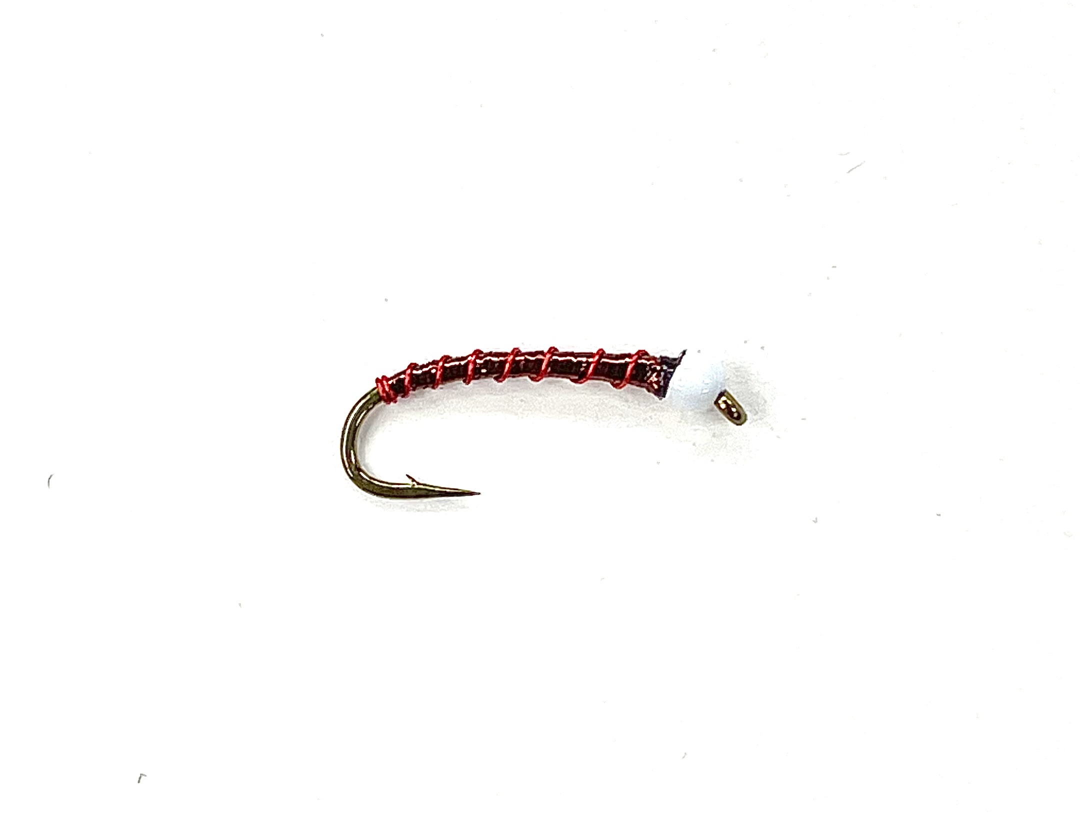 FAD BC Chironomid Bomber - Brown/Red - Size 10